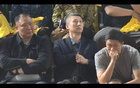 中國(guó)男籃教練郭士強(qiáng)、王晗觀戰(zhàn)北京VS山西比賽