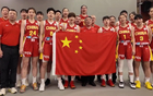 中國女籃亞洲杯，張子宇搶眼，楊舒予英姿颯爽，合影亮相