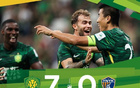 北京國安大勝云南玉昆7-0，晉級足協(xié)杯決賽7次。