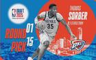 NBA榜眼拇指傷重，雷霆15號秀賽季報銷！